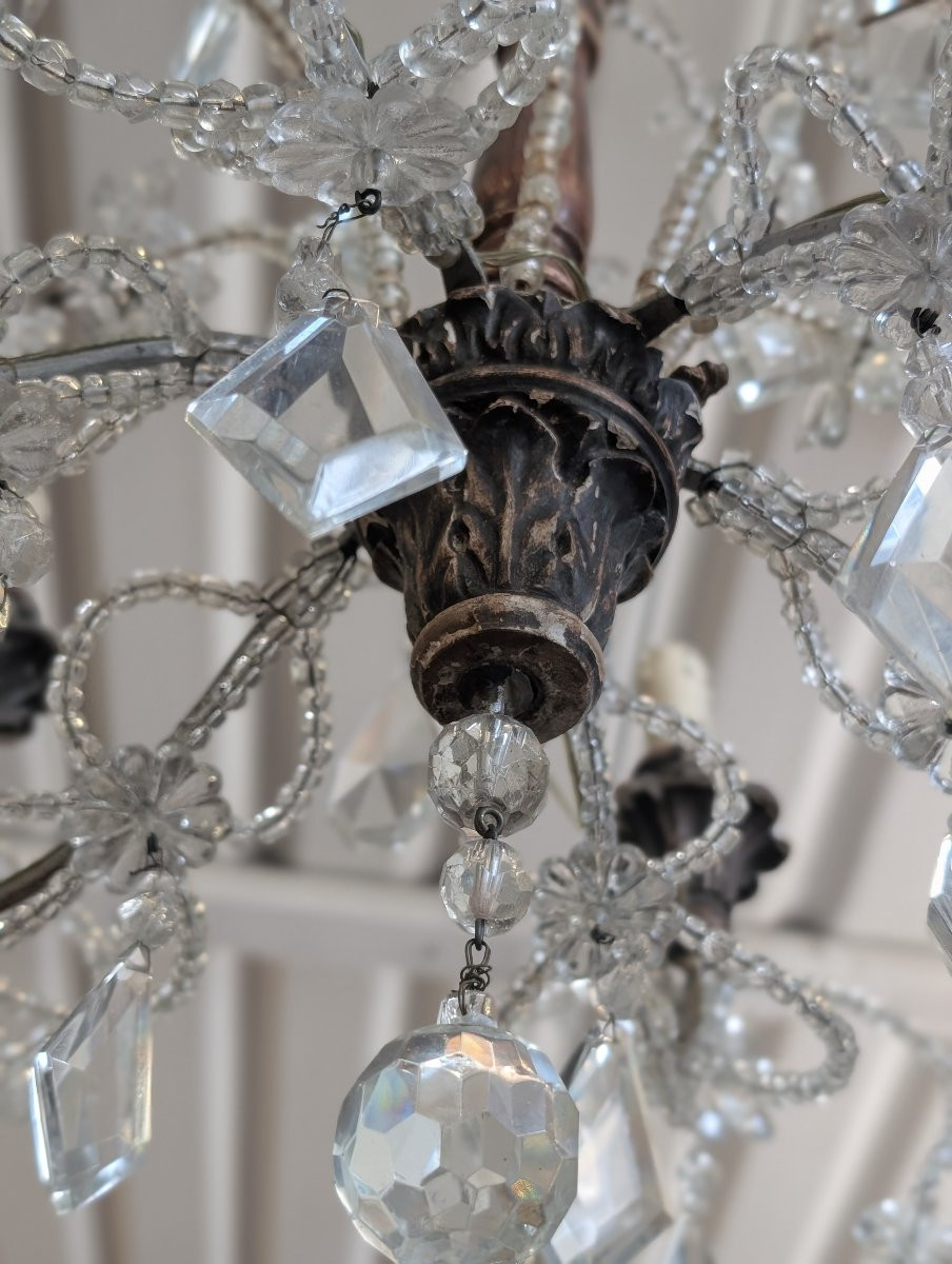 Lustre Génois en Cristal – Fin XIXe Siècle-photo-7