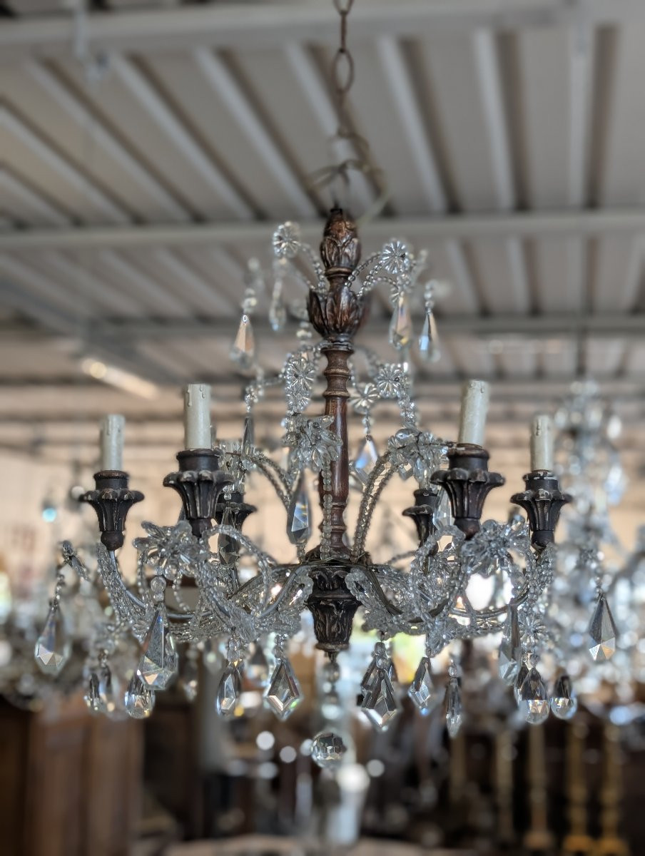 Lustre Génois en Cristal – Fin XIXe Siècle-photo-8