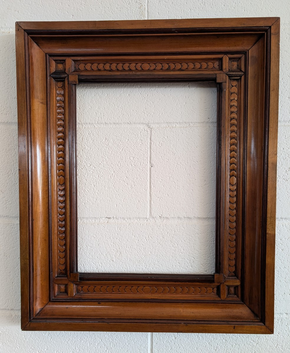 Cadre en bois de merisier sculpté – Style Néo-Renaissance, fin XIXe siècle