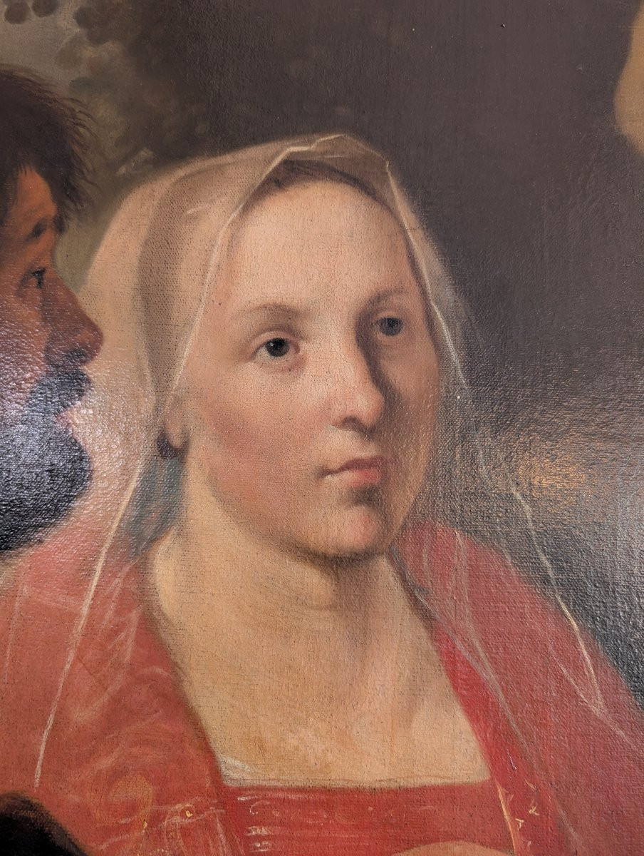 Tableau ancien – École flamande du XVIIe siècle-photo-4