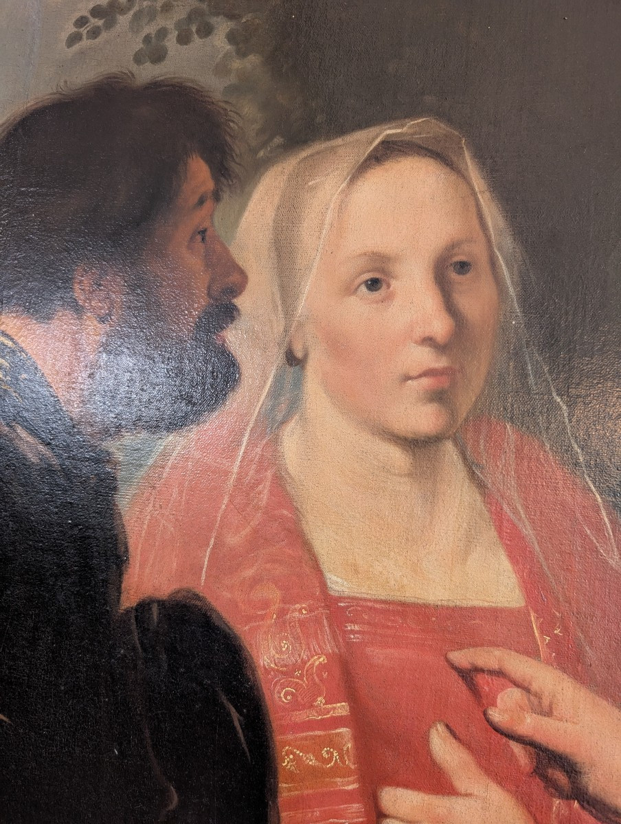 Tableau ancien – École flamande du XVIIe siècle-photo-1