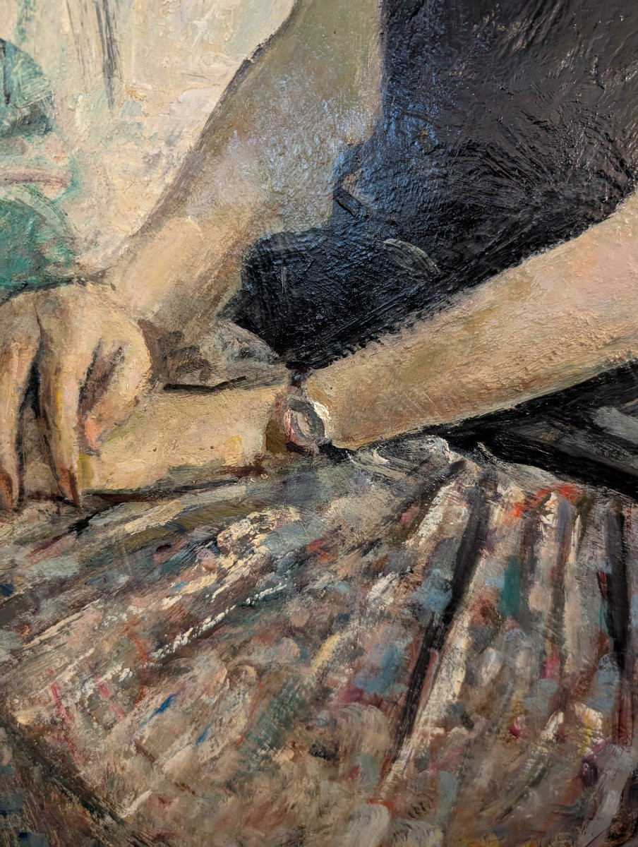 Giulio Salti (1899–1984) – Portrait d’une jeune femme-photo-4