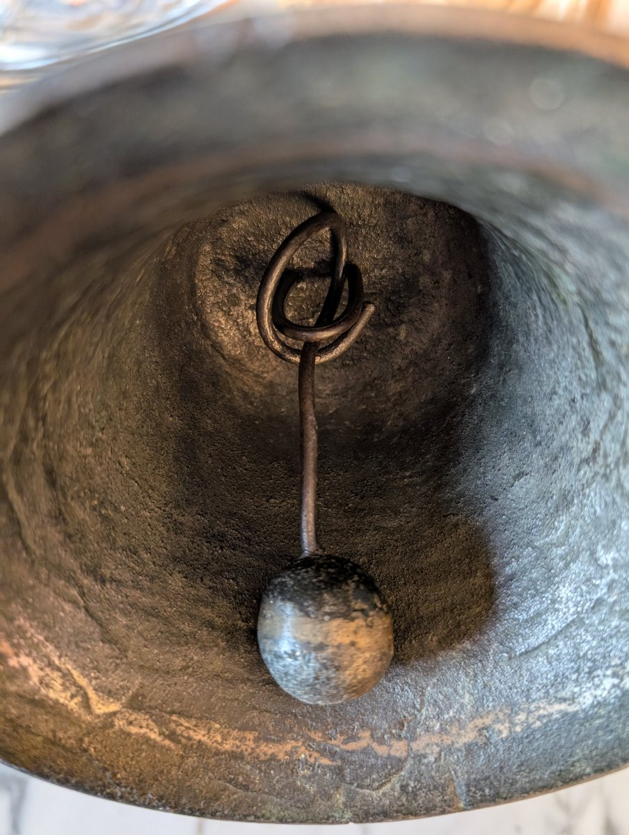Bronze Bell With Medici Coat Of Arms-photo-3