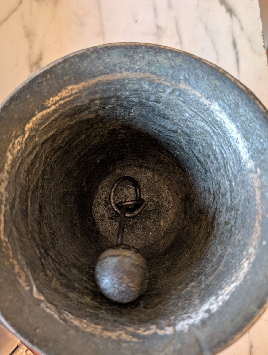Bronze Bell With Medici Coat Of Arms-photo-4