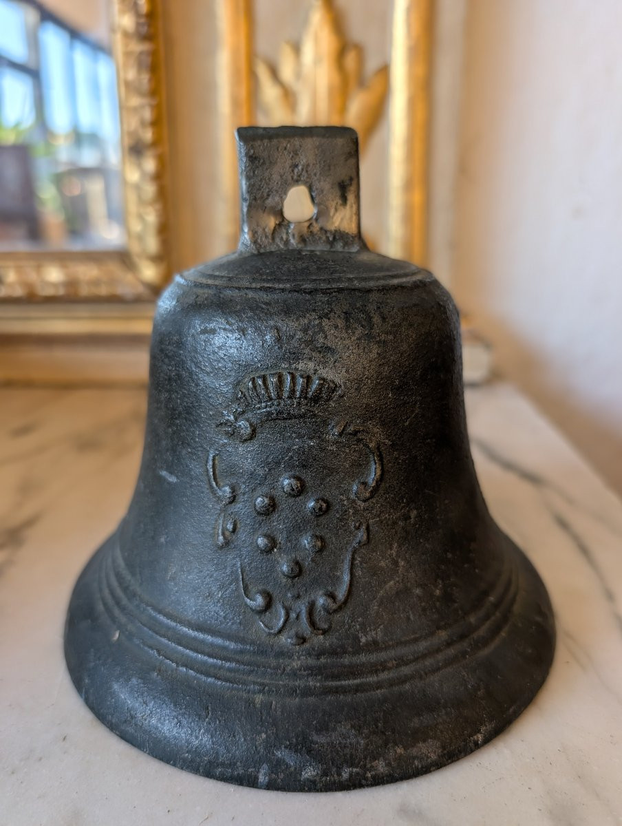 Bronze Bell With Medici Coat Of Arms-photo-7
