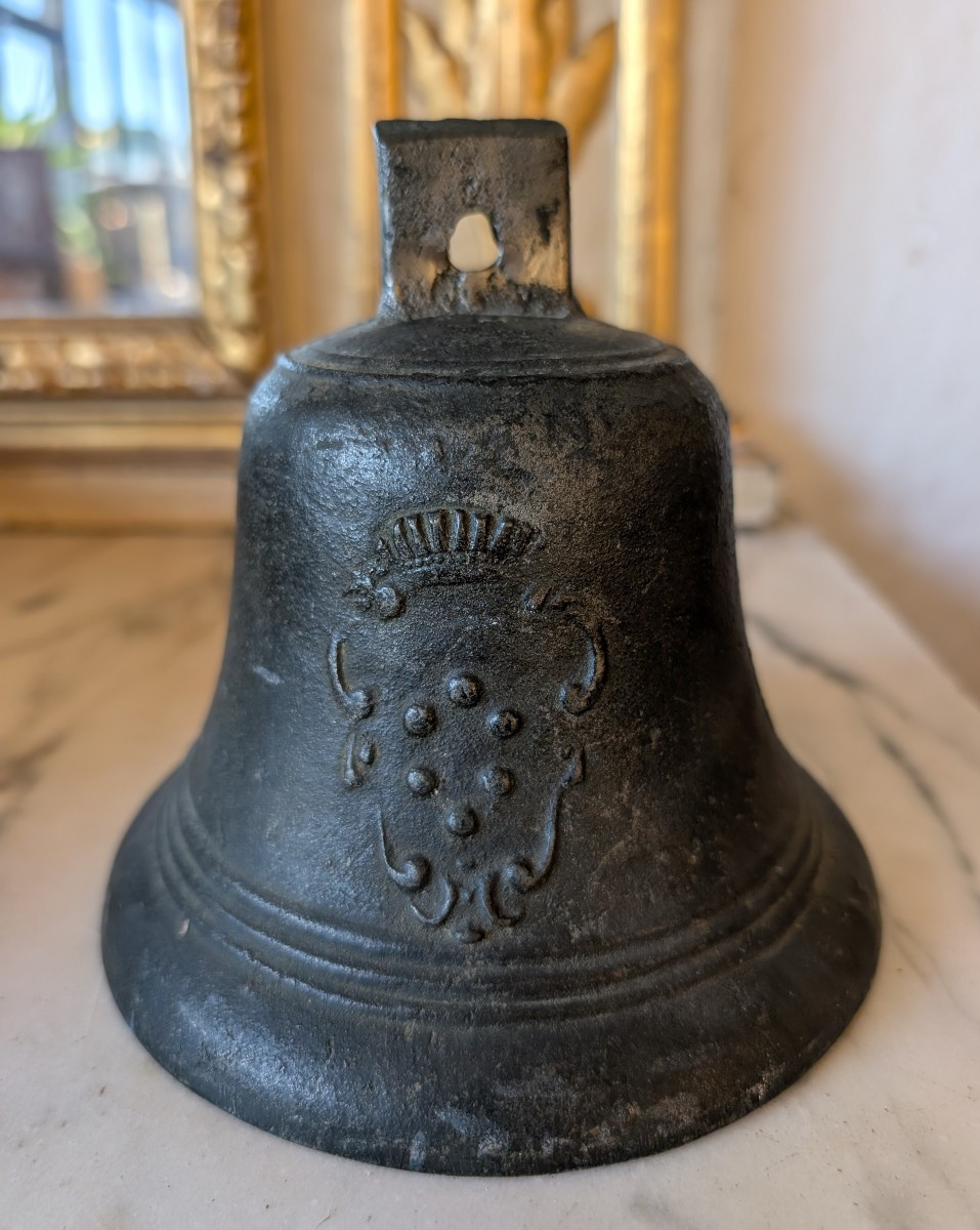 Bronze Bell With Medici Coat Of Arms