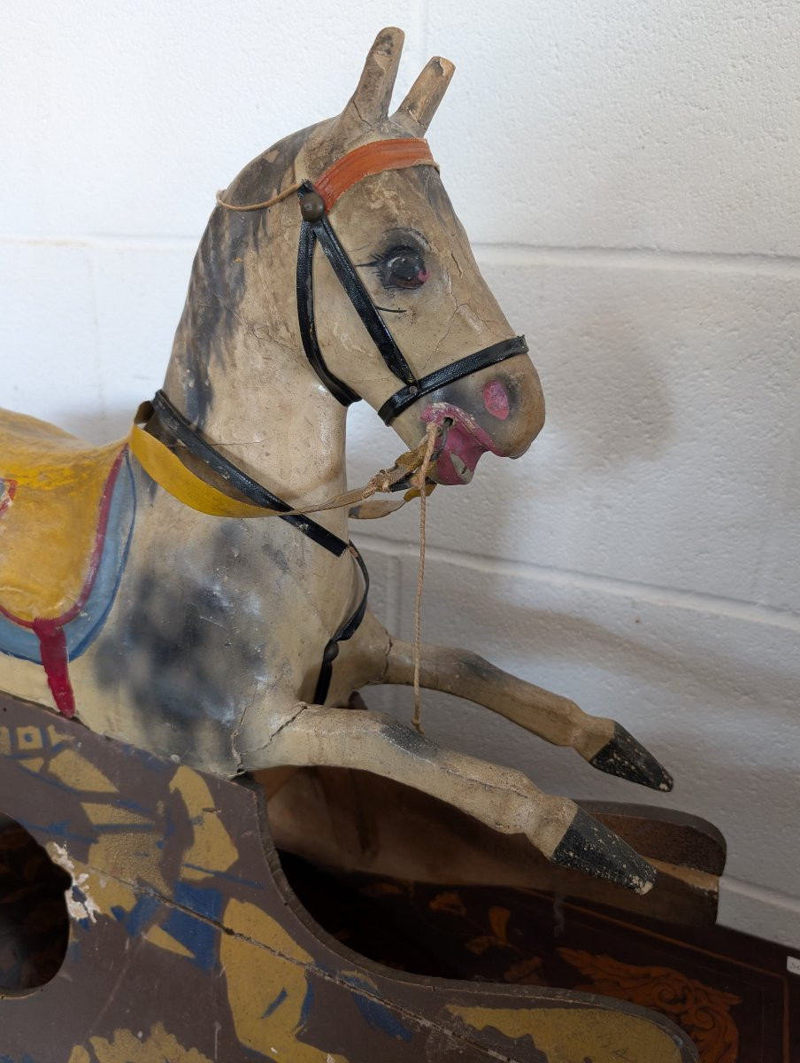 Children’s Rocking Horse – Early 20th Century-photo-4