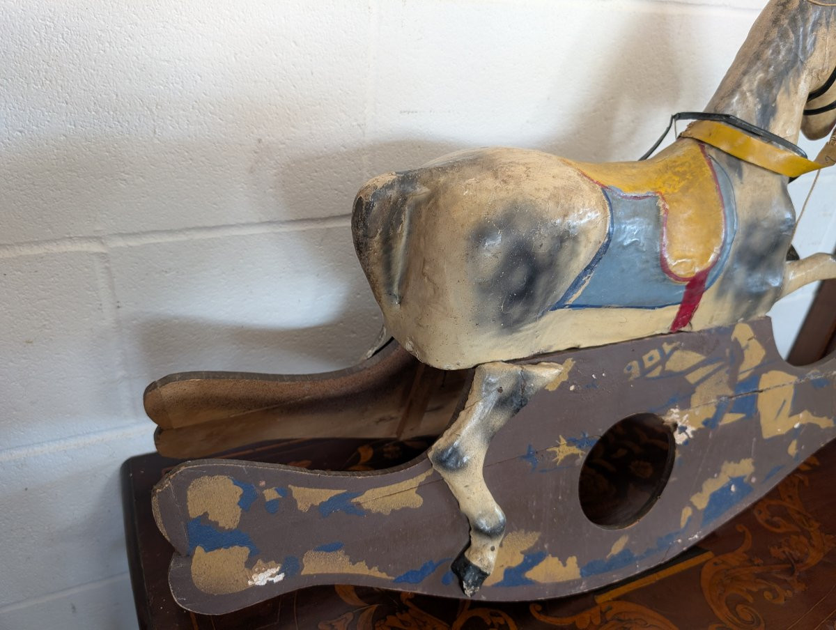Children’s Rocking Horse – Early 20th Century-photo-1