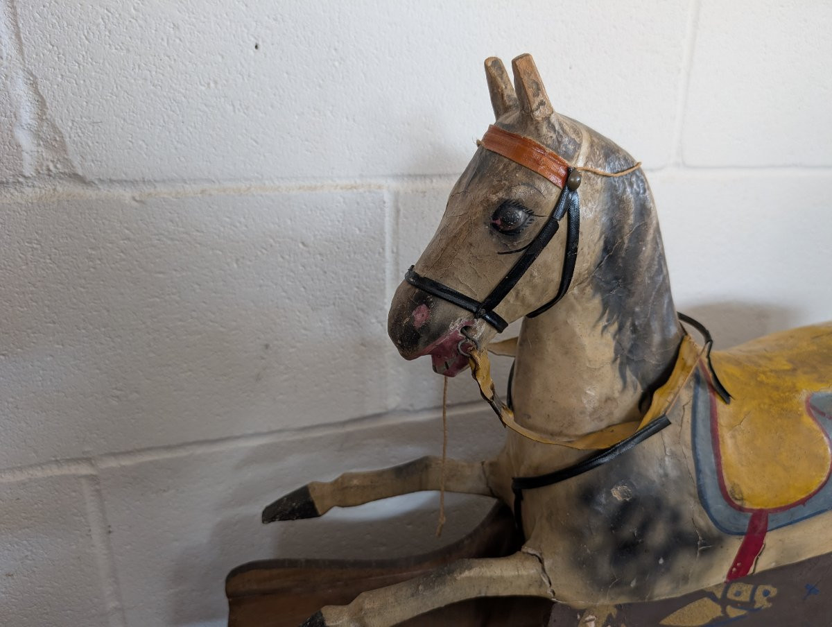 Children’s Rocking Horse – Early 20th Century-photo-4