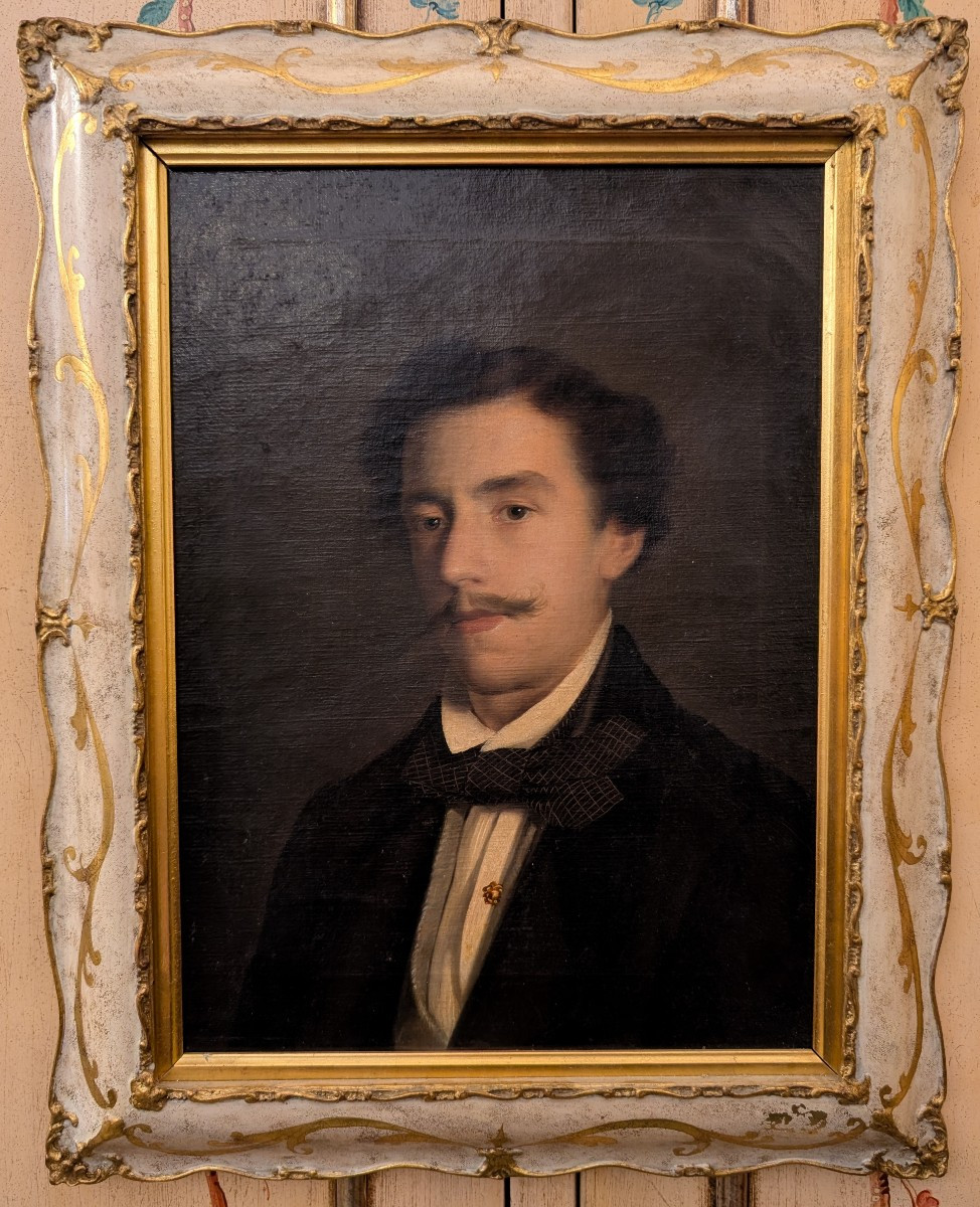 Raffaele Giannetti (1858-1941) – Portrait d’homme, 1916 – Huile sur toile-photo-2