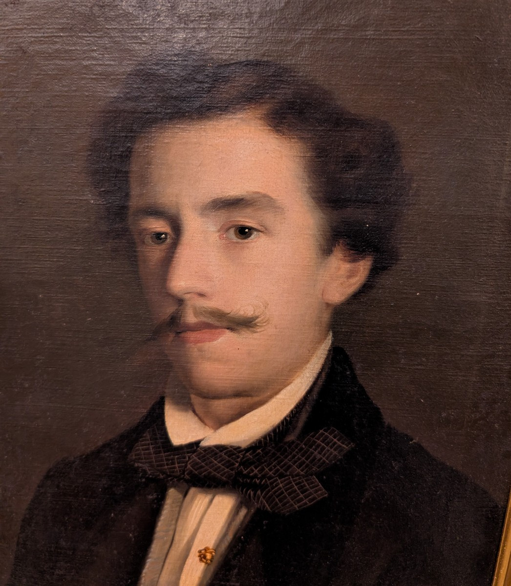 Raffaele Giannetti (1858-1941) – Portrait d’homme, 1916 – Huile sur toile-photo-3