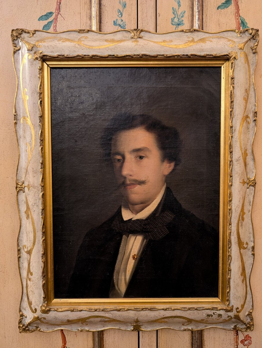 Raffaele Giannetti (1858-1941) – Portrait d’homme, 1916 – Huile sur toile-photo-1