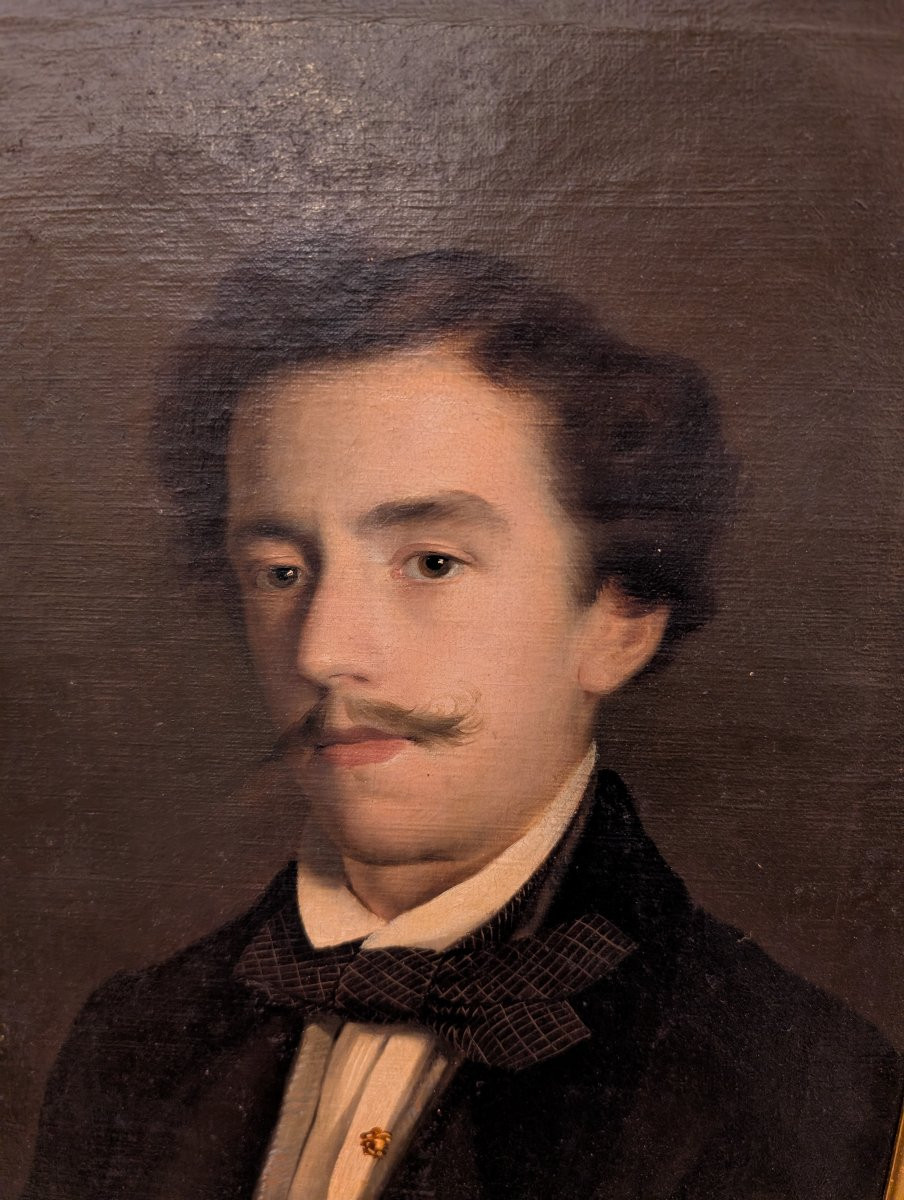 Raffaele Giannetti (1858-1941) – Portrait d’homme, 1916 – Huile sur toile-photo-4