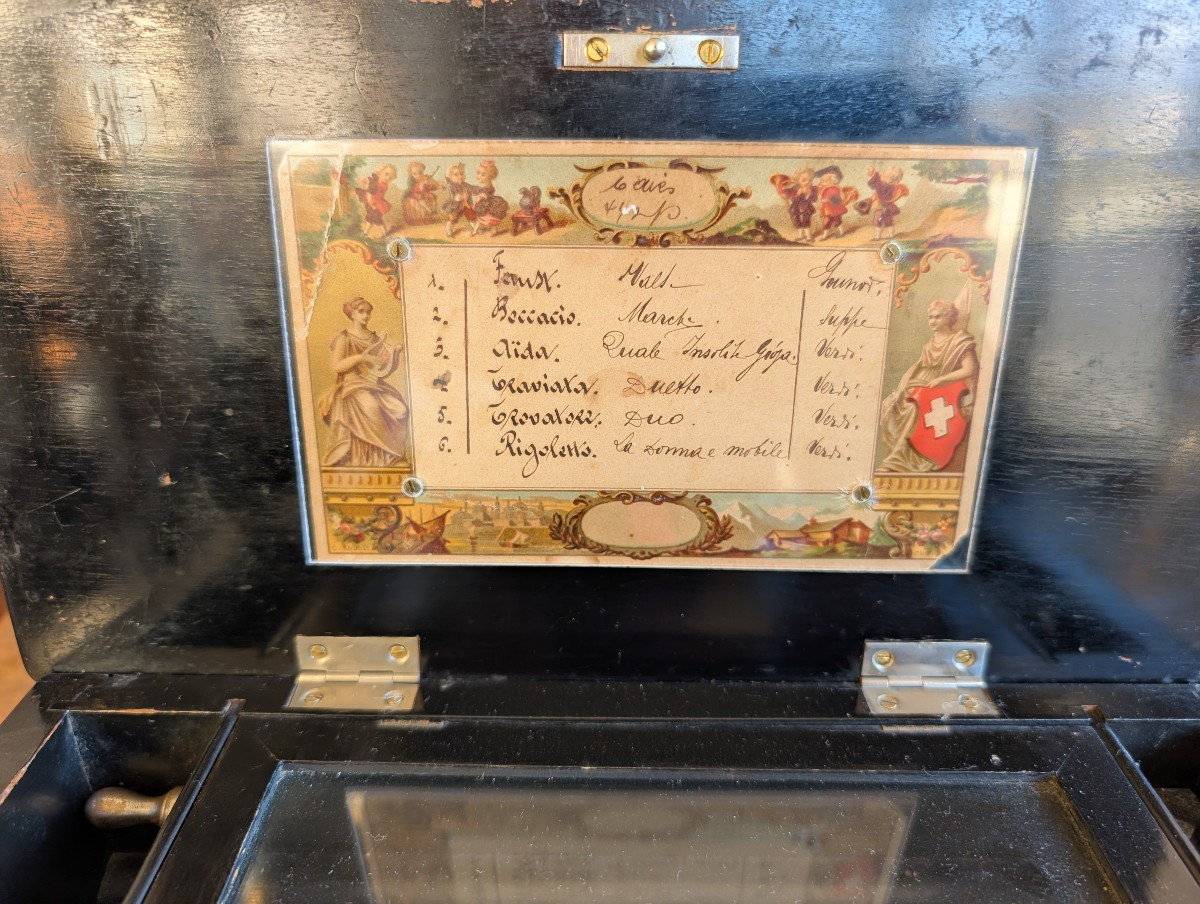 Cylinder Music Box – France, Early 20th Century-photo-3