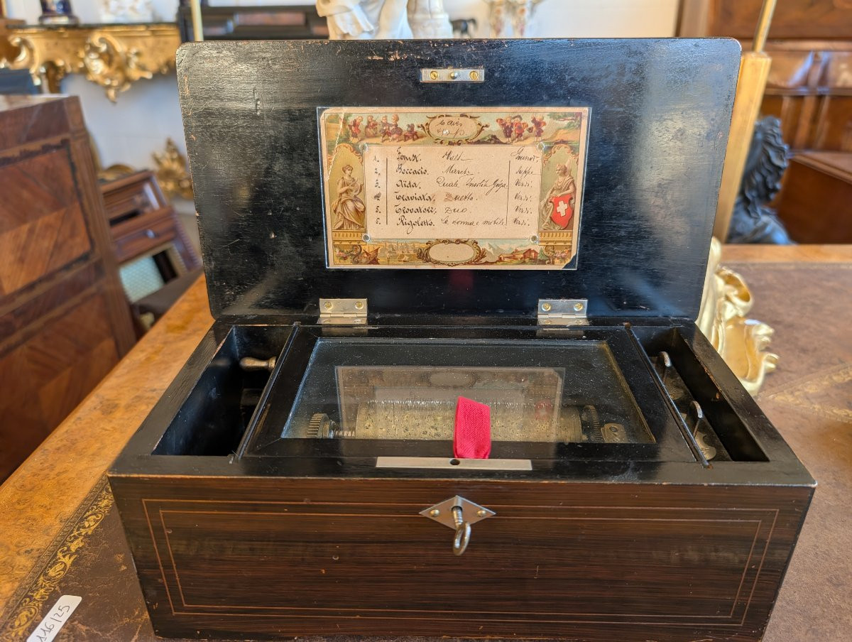 Cylinder Music Box – France, Early 20th Century-photo-5