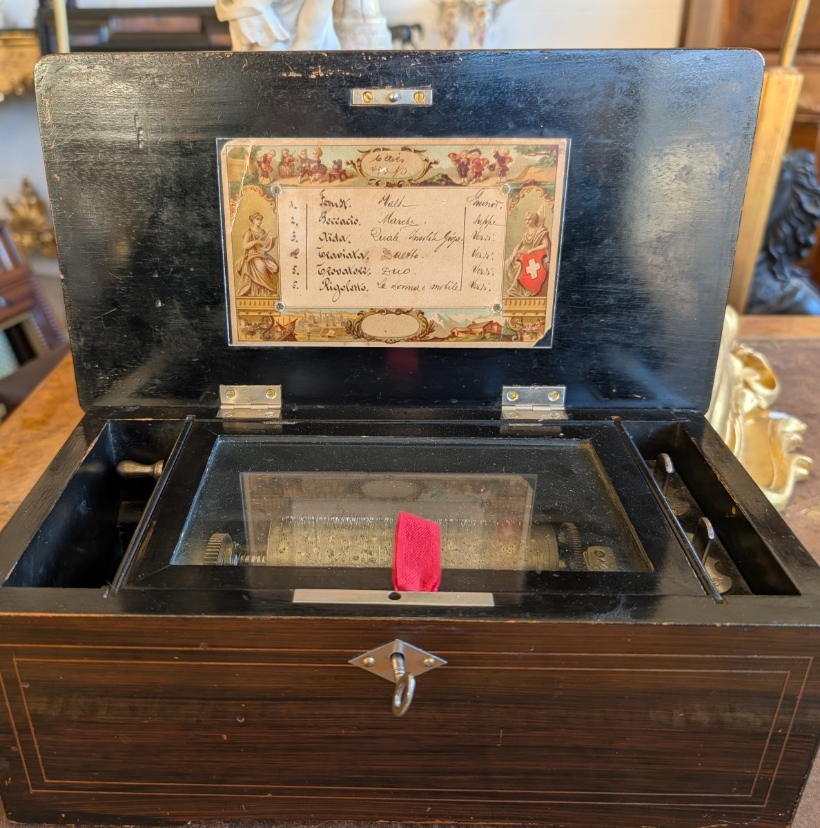 Cylinder Music Box – France, Early 20th Century