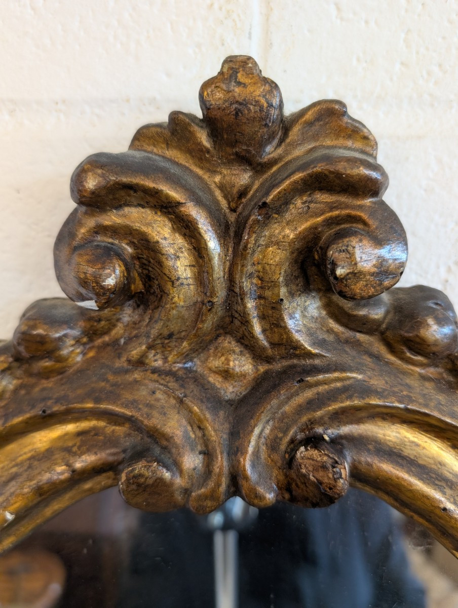 Antique Carved And Mecca-gilt Wooden Cantagloria-photo-2