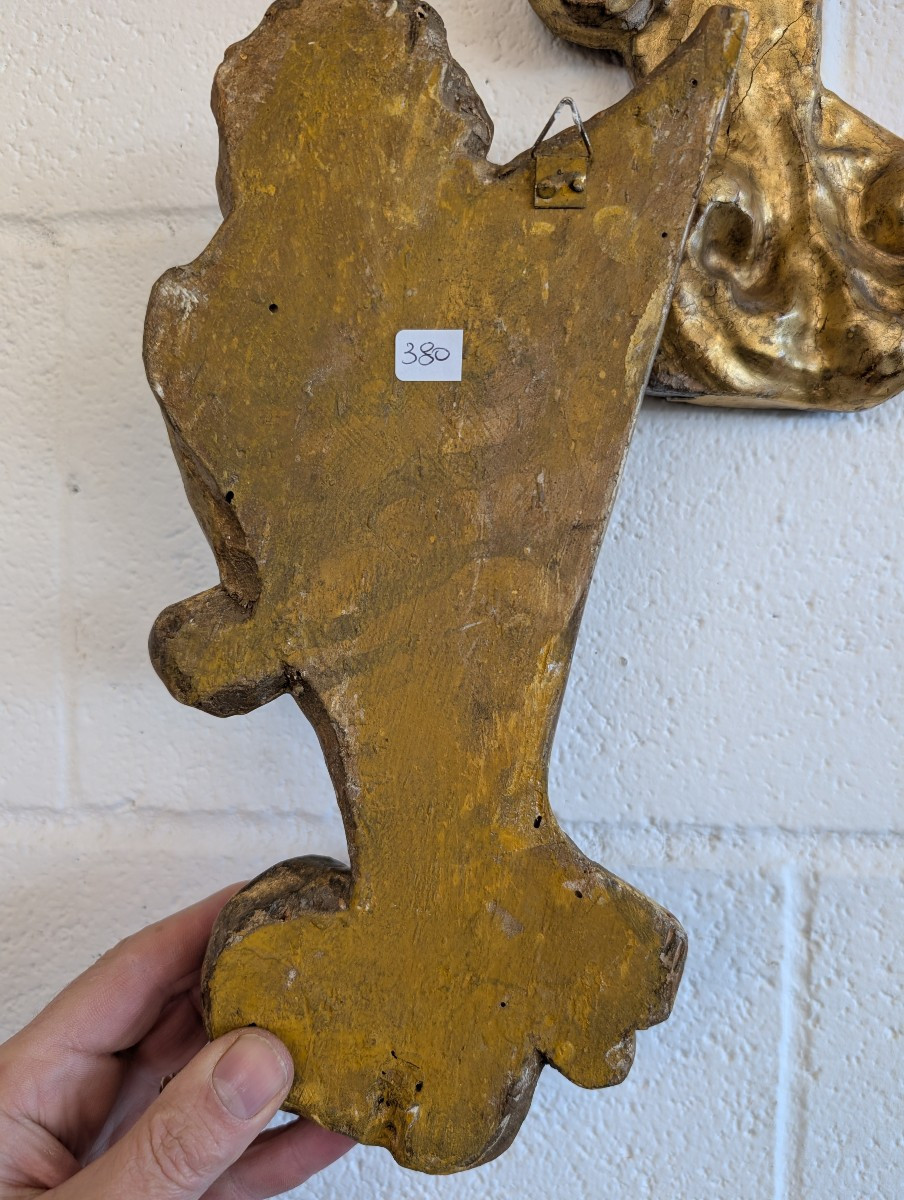 Paire de frises en bois sculpté et doré – milieu du XVIIIe siècle-photo-4