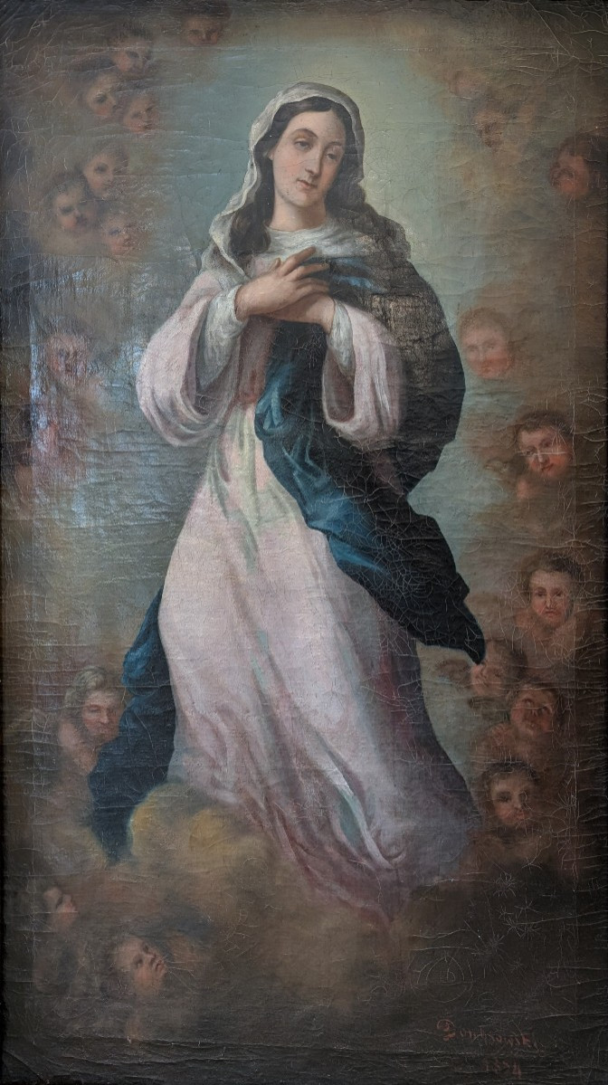 Painting Depicting The Immaculate Conception