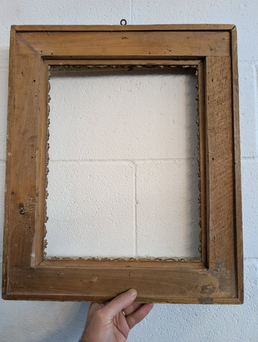 Cadre doré original, fin XVIIIe siècle-photo-7