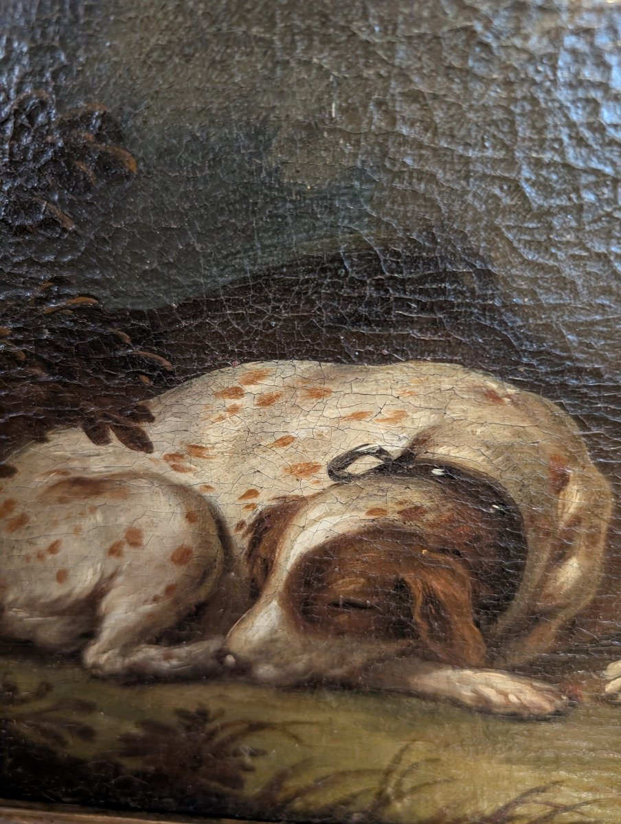 Diana And Endymion – 18th Century Painting-photo-4