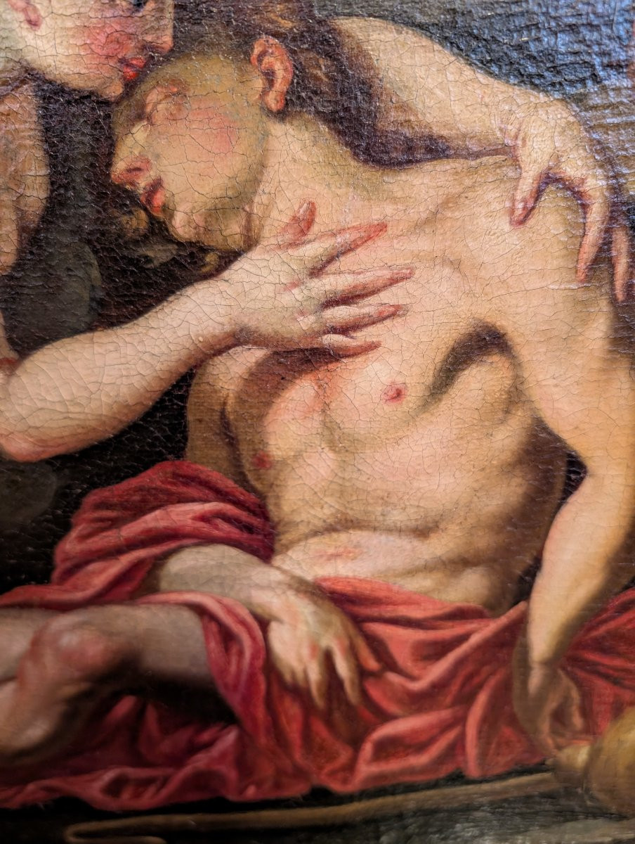 Diana And Endymion – 18th Century Painting-photo-6