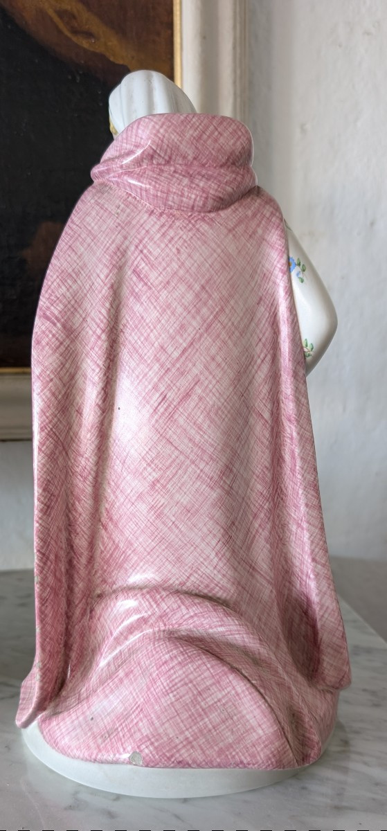 Ciamanna Turin Ceramic Madonna – Religious Sculpture 1950s-photo-1