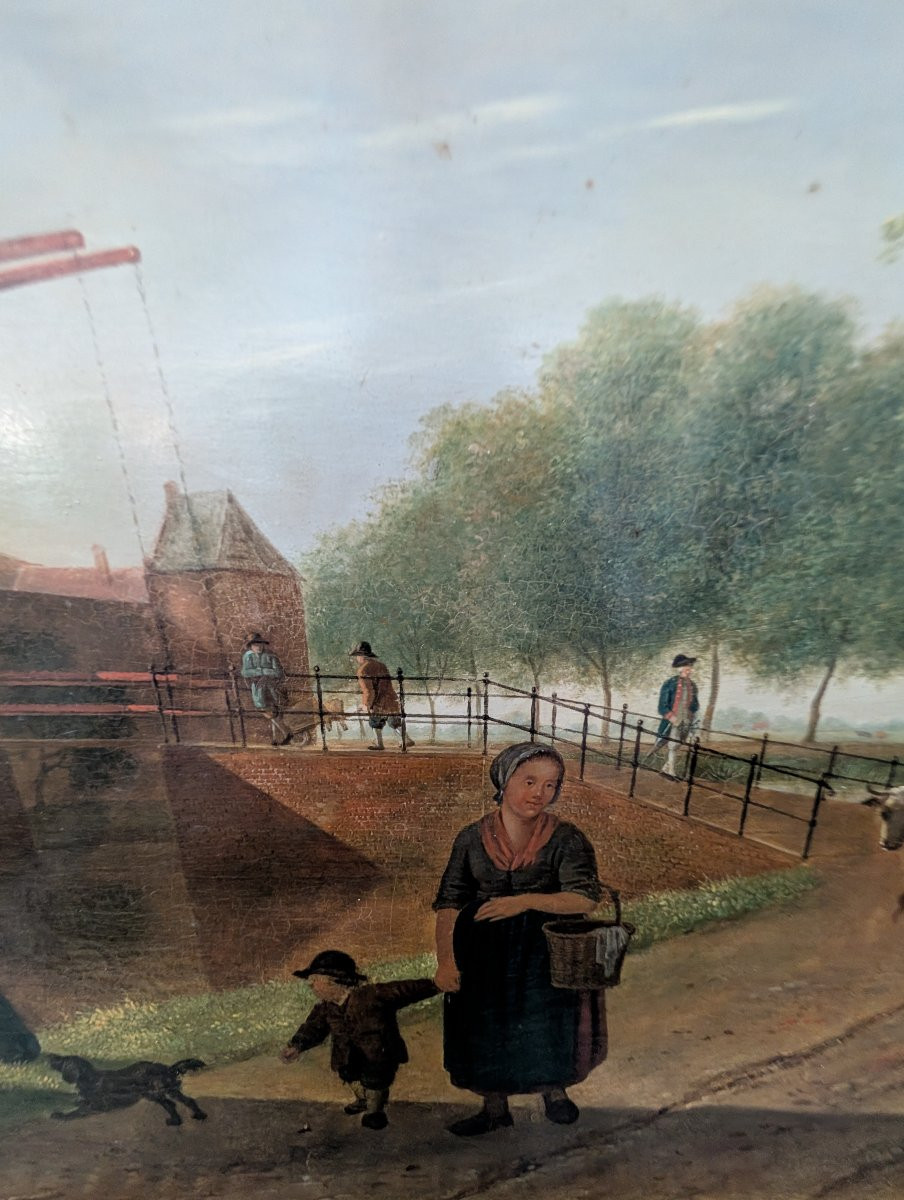 Landscape With Figures And Livestock, Pieter Gerardus Van Os-photo-3