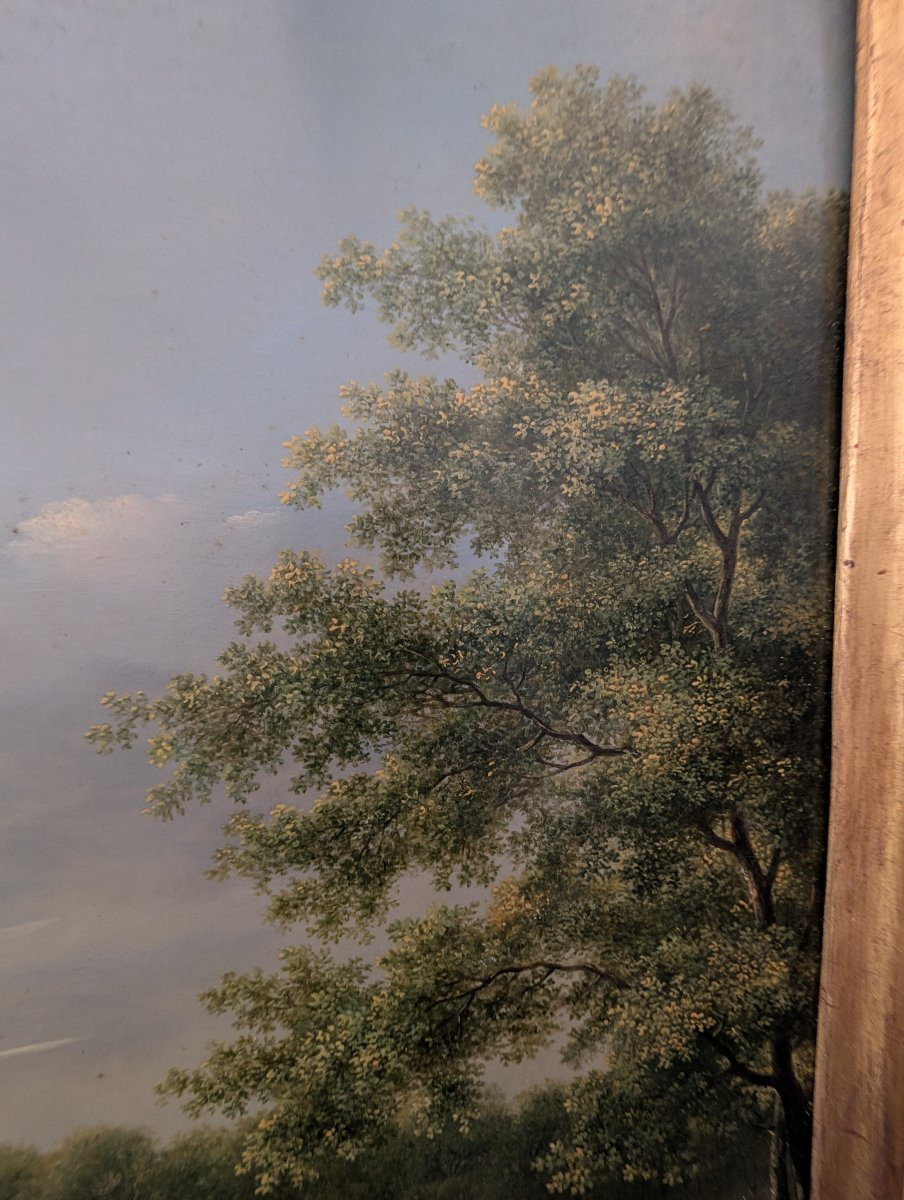 Landscape With Figures And Livestock, Pieter Gerardus Van Os-photo-4