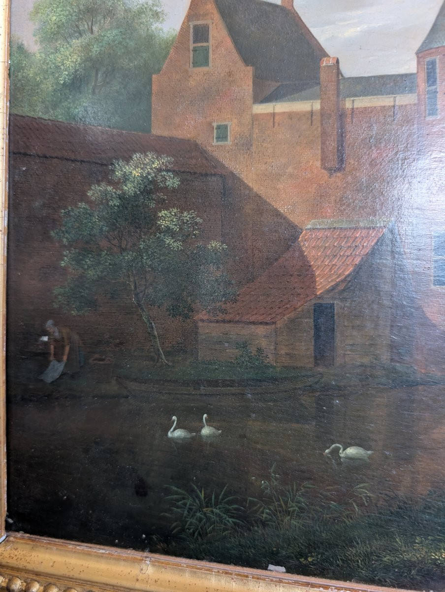 Landscape With Figures And Livestock, Pieter Gerardus Van Os-photo-4