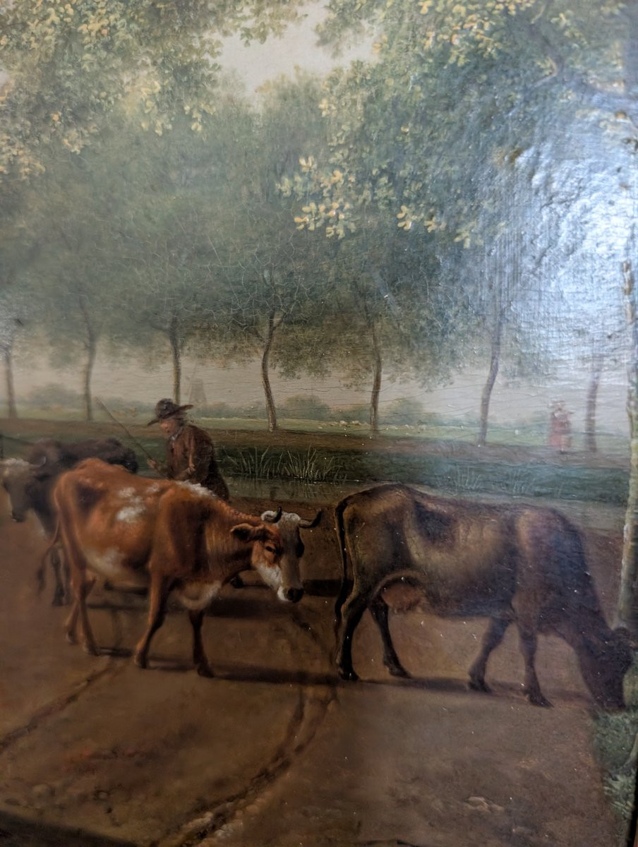 Landscape With Figures And Livestock, Pieter Gerardus Van Os-photo-6