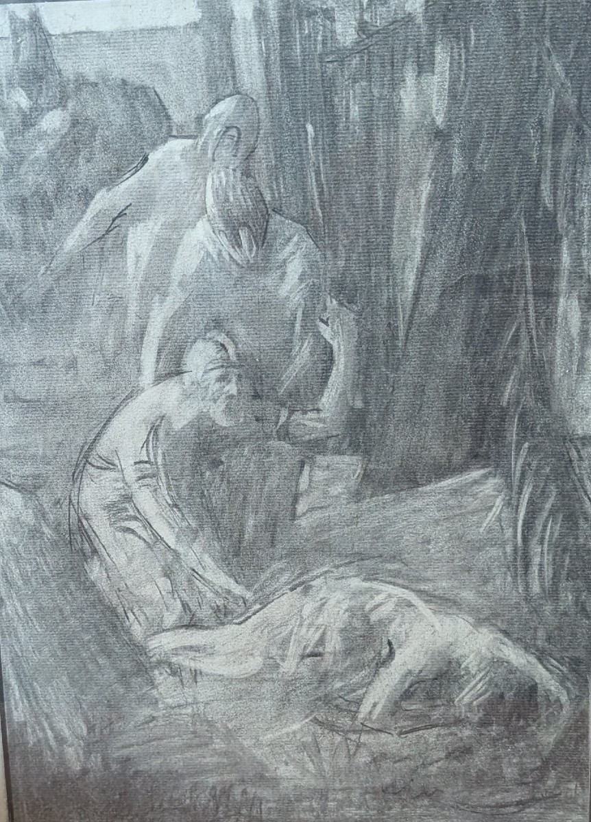 Henri Sollier – Étude Académique Datée 1906