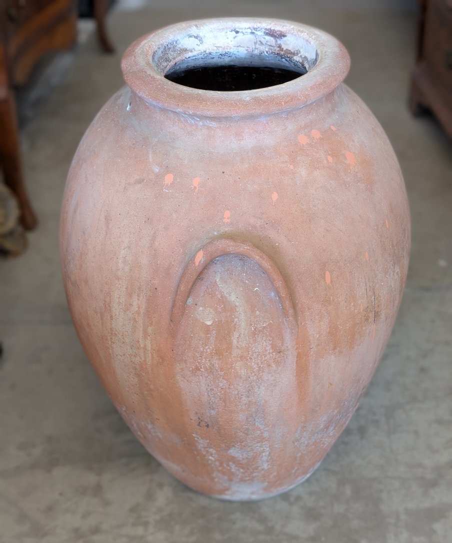 Pot À Huile Toscan En Terre Cuite D'Impruneta – Début XIXe Siècle-photo-1