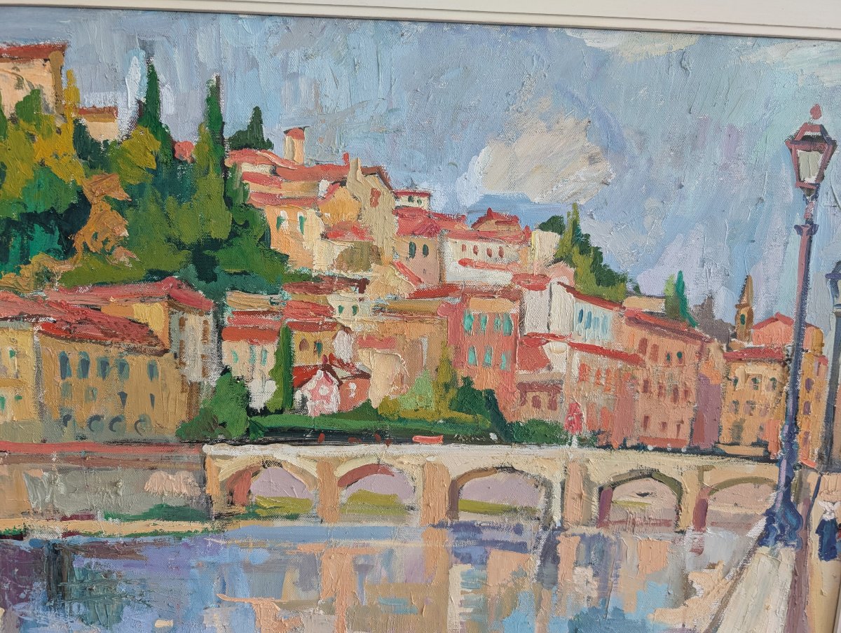 Proantic: Rodolfo Marma (1903–1983) – Ponte Alle Grazie, Florence, Oil