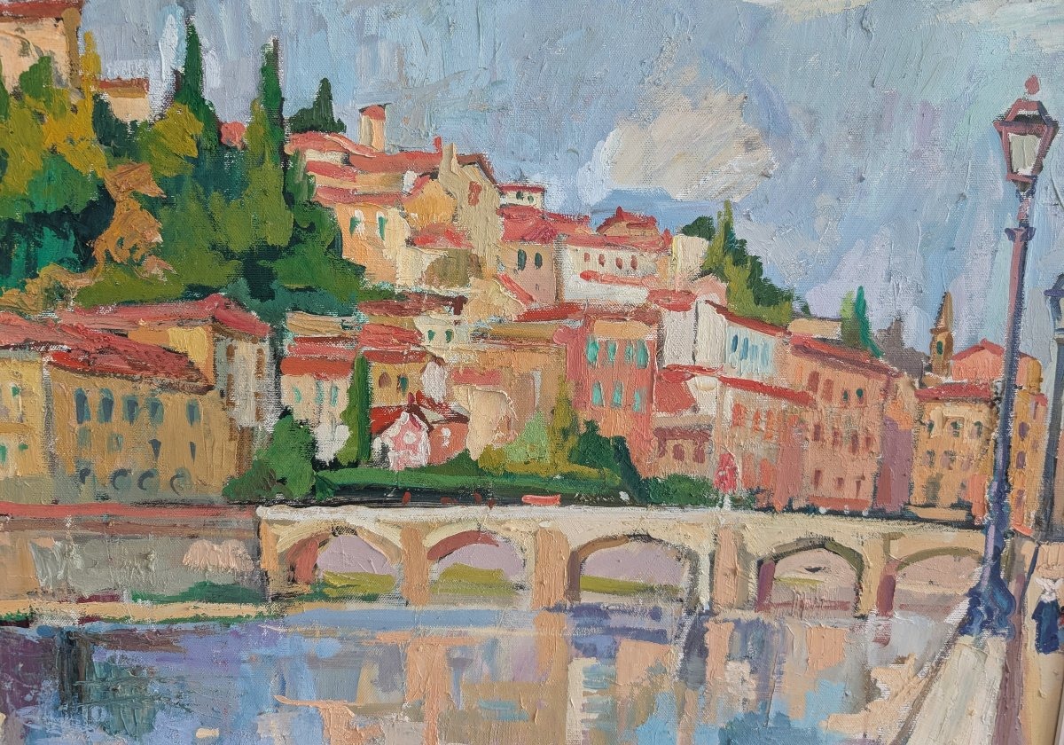 Proantic: Rodolfo Marma (1903–1983) – Ponte Alle Grazie, Florence, Oil