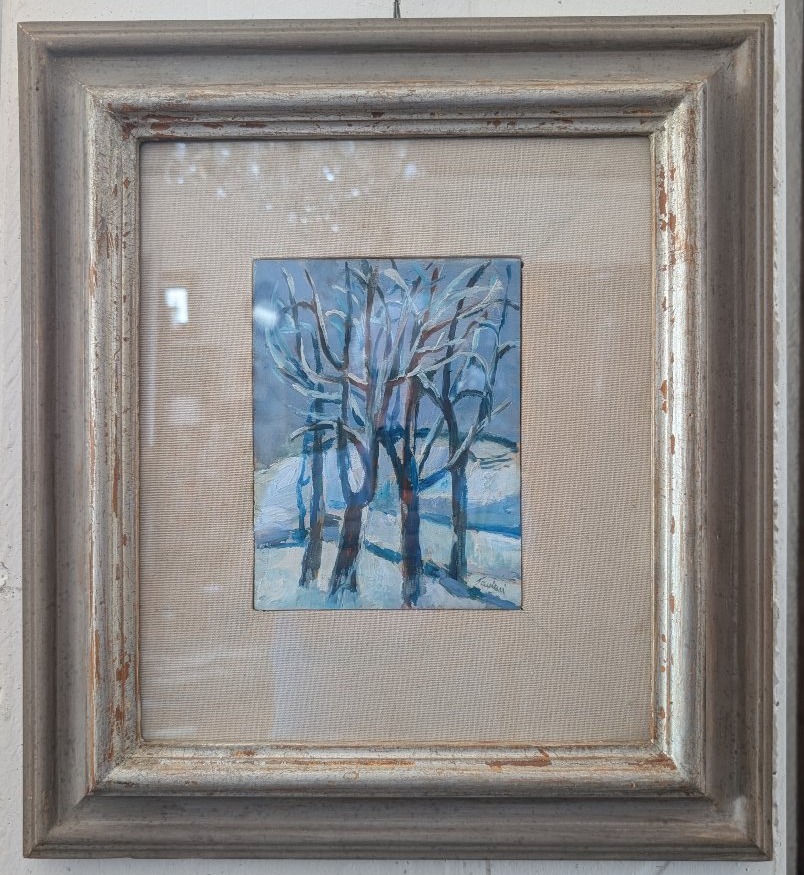 Enrico Paolucci (genoa, 1901 – Turin, 1999) Snow-covered Landscape-photo-2