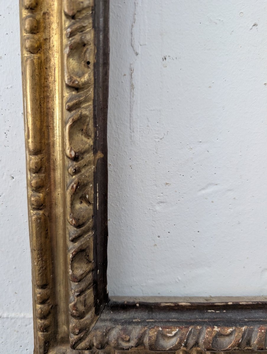 Italian Wooden Frame Gilded With Pure Gold, Italy, 18th Century-photo-4