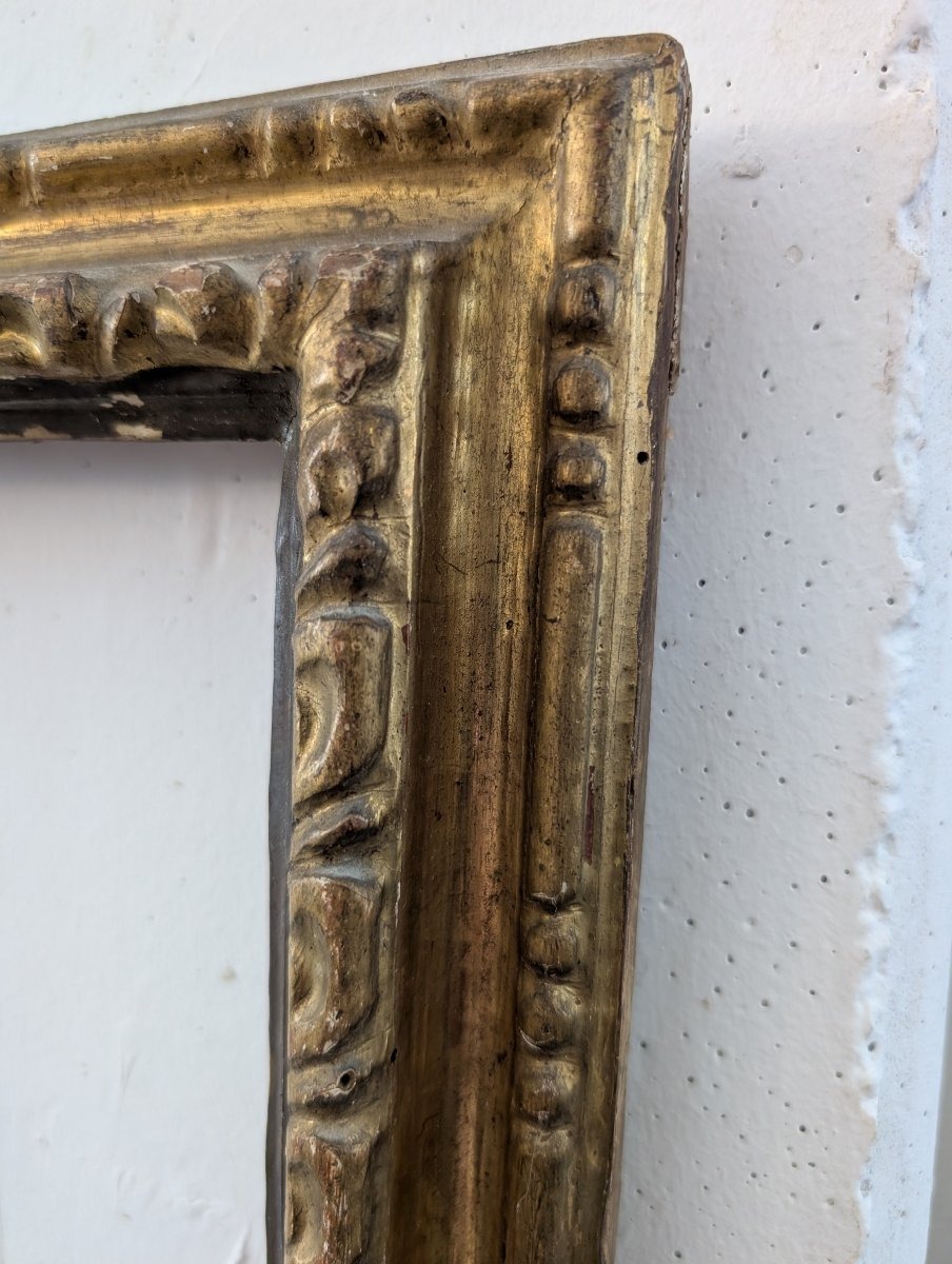 Italian Wooden Frame Gilded With Pure Gold, Italy, 18th Century-photo-1