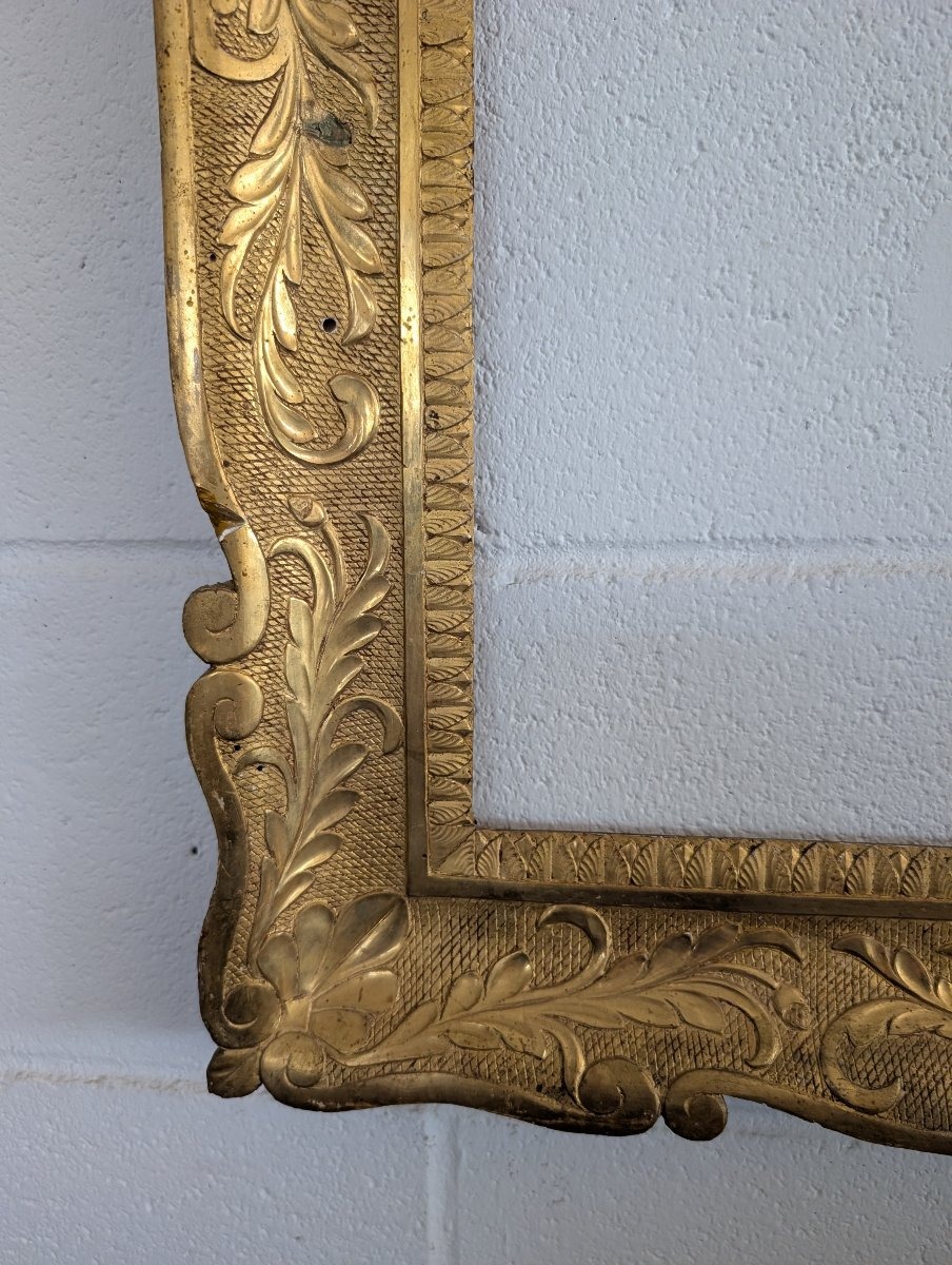 Italian Gilded Wooden Picture Frame – Mid-19th Century-photo-2