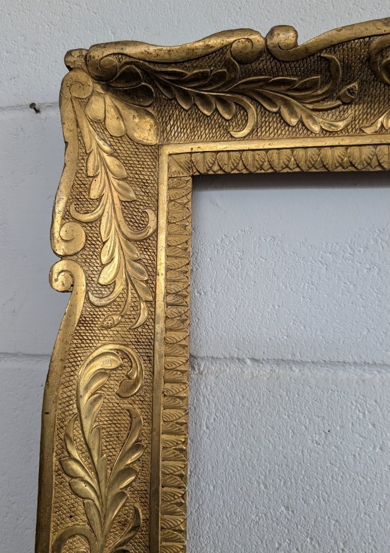 Italian Gilded Wooden Picture Frame – Mid-19th Century-photo-1