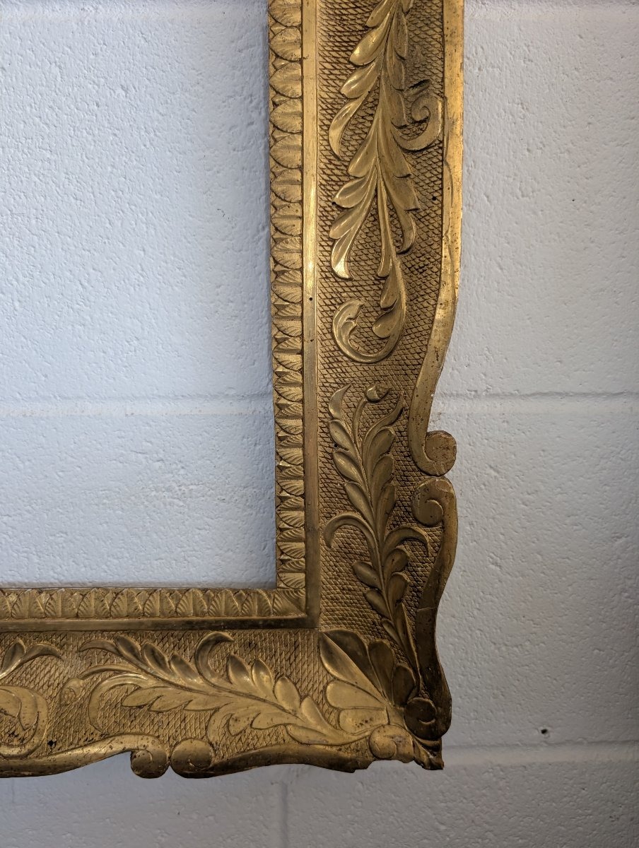 Italian Gilded Wooden Picture Frame – Mid-19th Century-photo-3