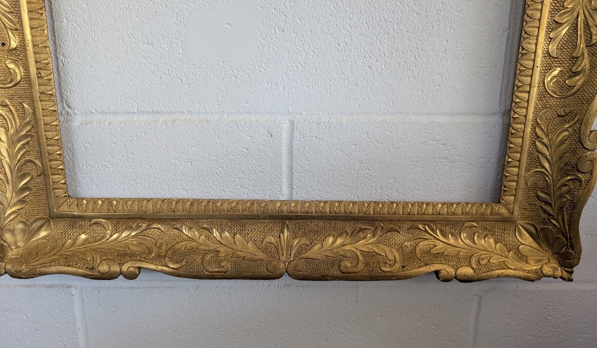 Italian Gilded Wooden Picture Frame – Mid-19th Century-photo-7