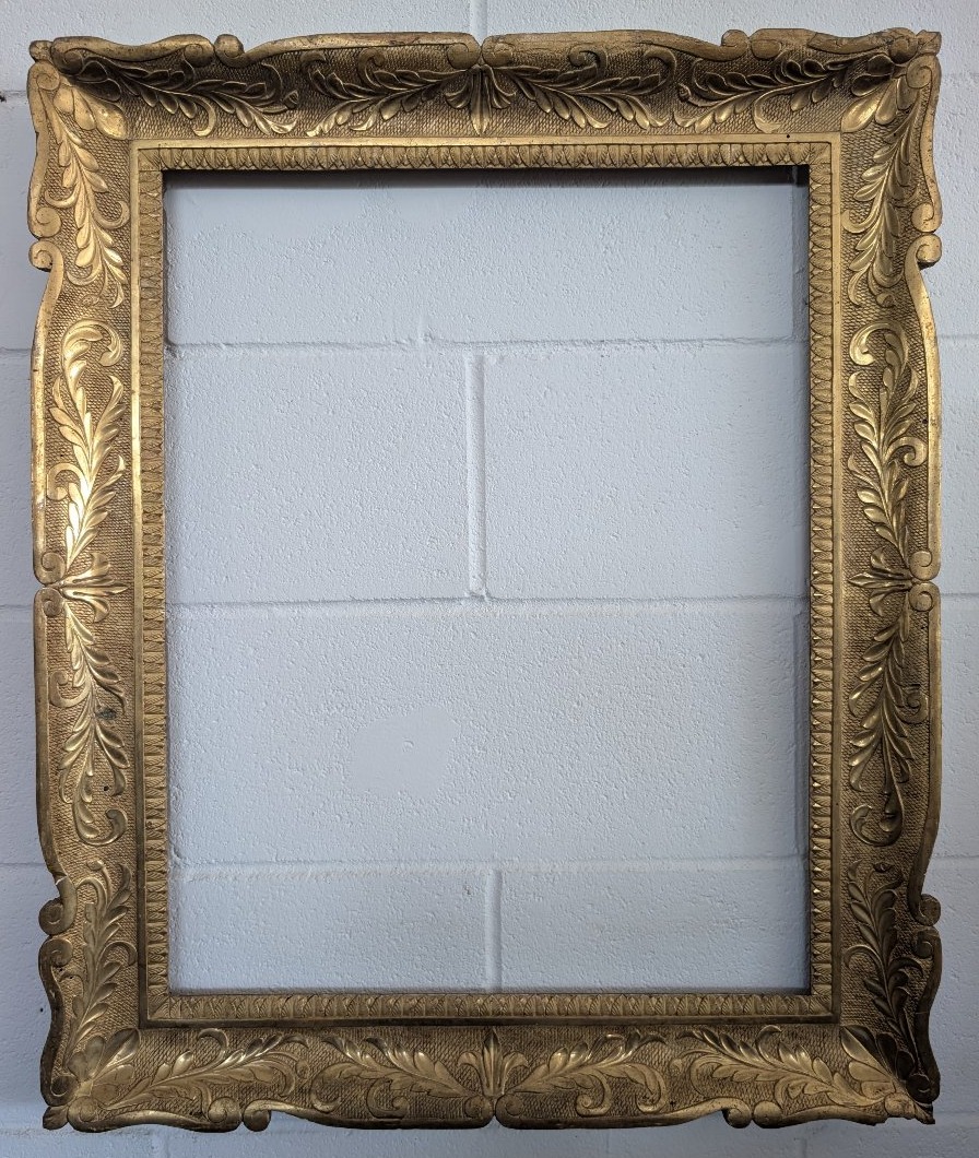 Italian Gilded Wooden Picture Frame – Mid-19th Century-photo-8