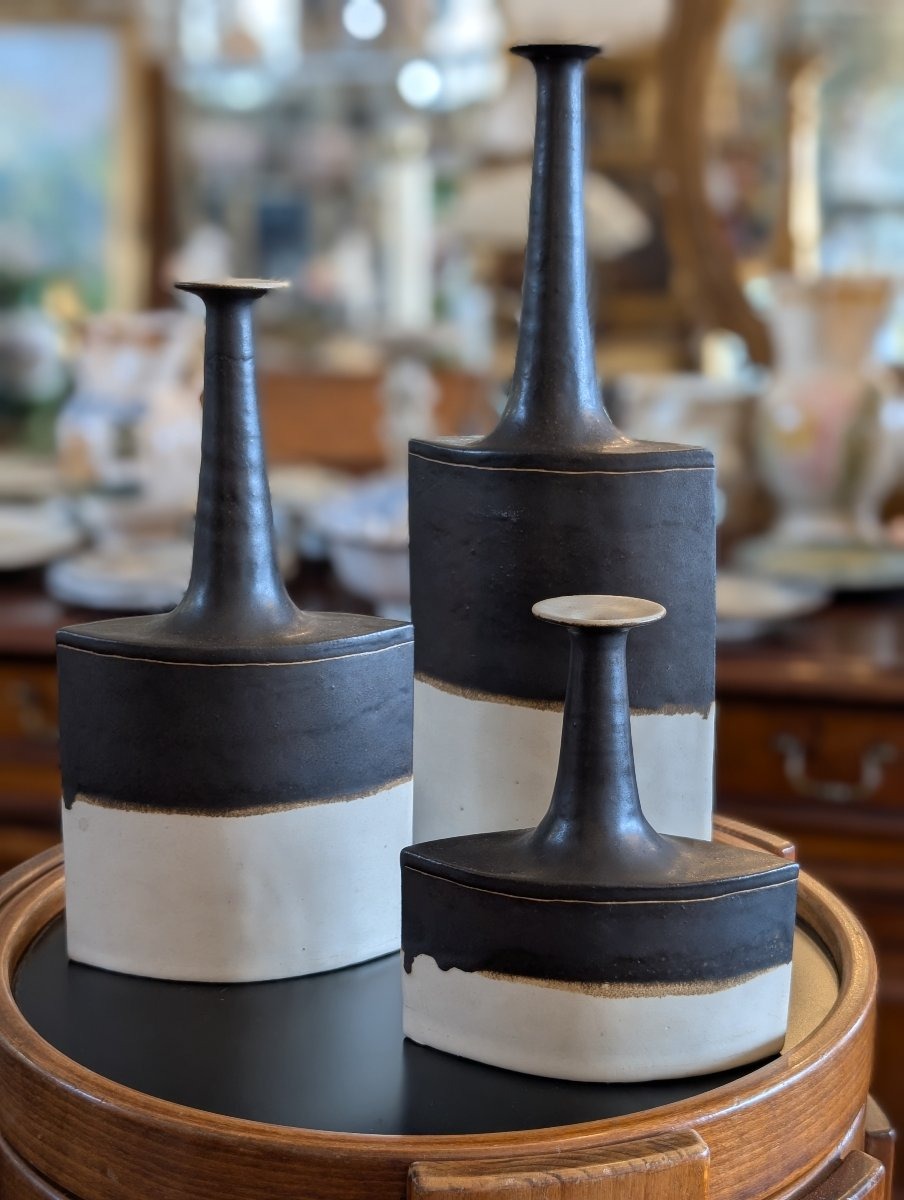 Bruno Gambone – Three Ceramic Bottles-photo-2