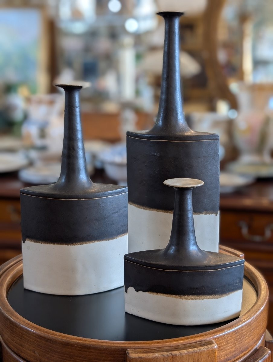 Bruno Gambone – Three Ceramic Bottles