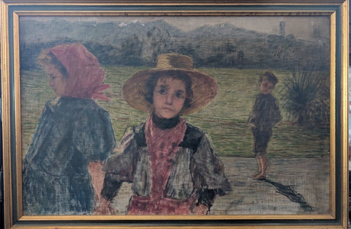 Carla Celesia Di Vegliasco (1868–1939) – Figures In A Landscape-photo-2