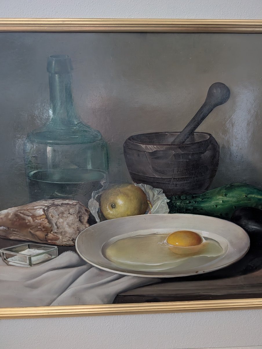 An Elegant Still Life With Kitchen Utensils – Adriano Gaioni, 1954  -photo-4