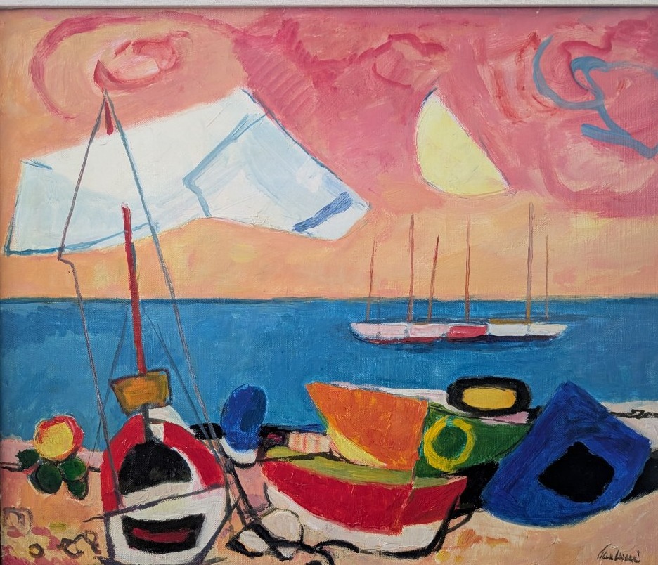 Enrico Paulucci (1901–1999) – Marine avec bateaux-photo-4