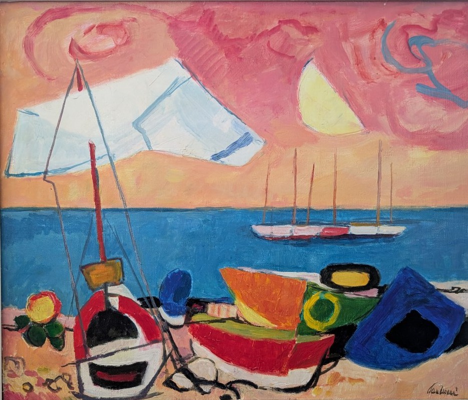 Enrico Paulucci (1901–1999) – Marine avec bateaux
