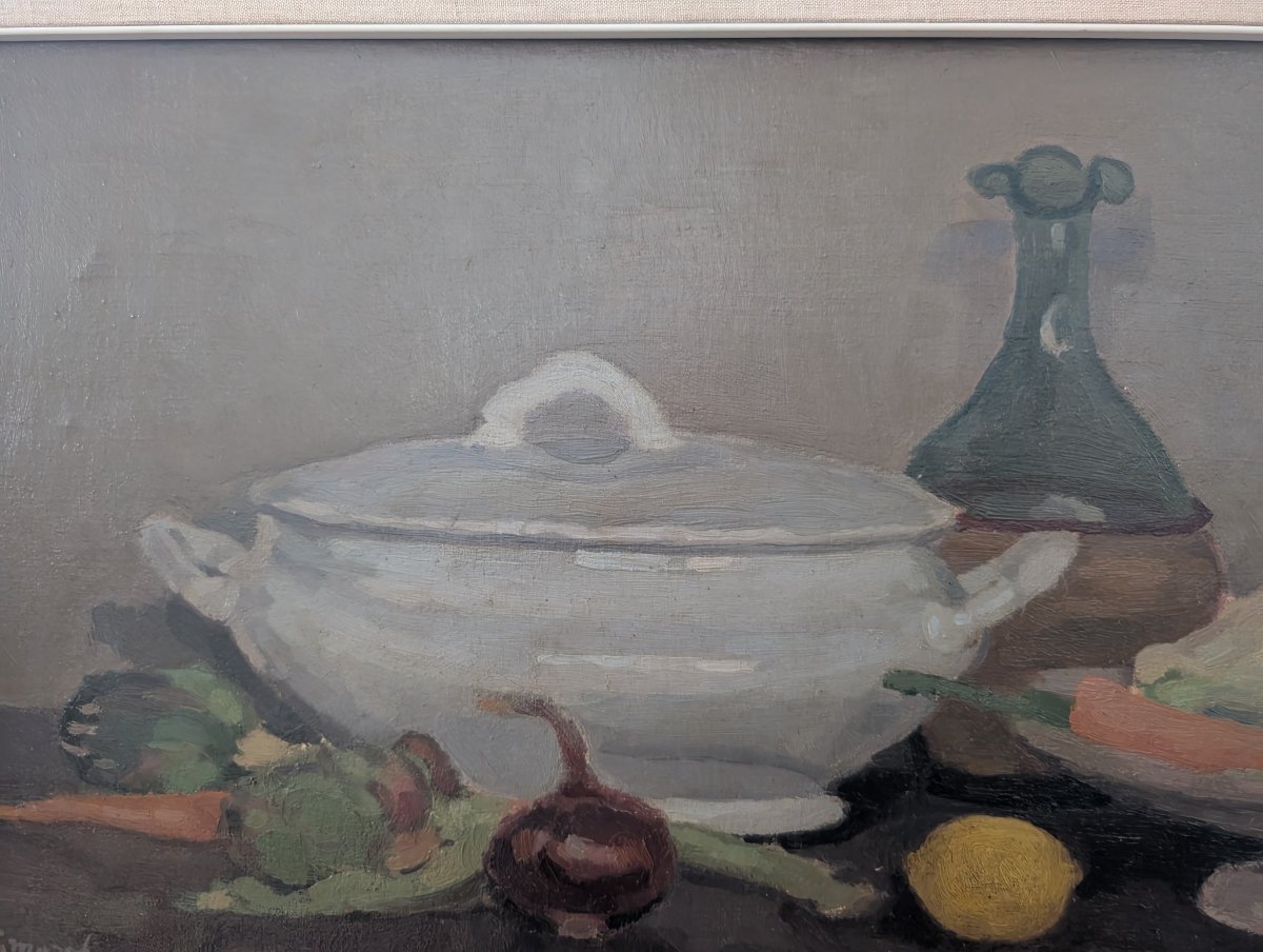 Giovanni March – Still Life With Vegetables And Earthenware – 1967-photo-3